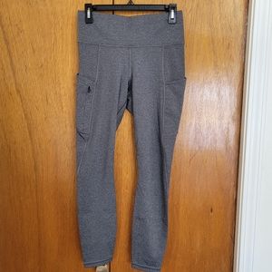 Small grey 7/8 length Athleta leggings